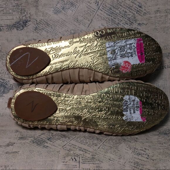 Beverly Feldman Fabric/leather Flats - Picture 9 of 13